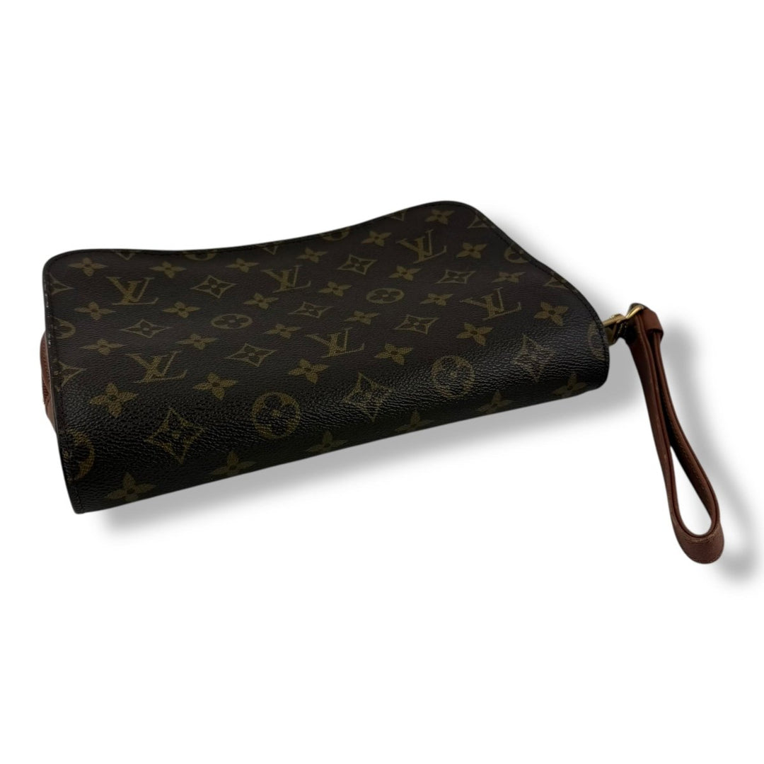 Louis Vuitton Brown Monogram Orsay Clutch Bag - Lux Central