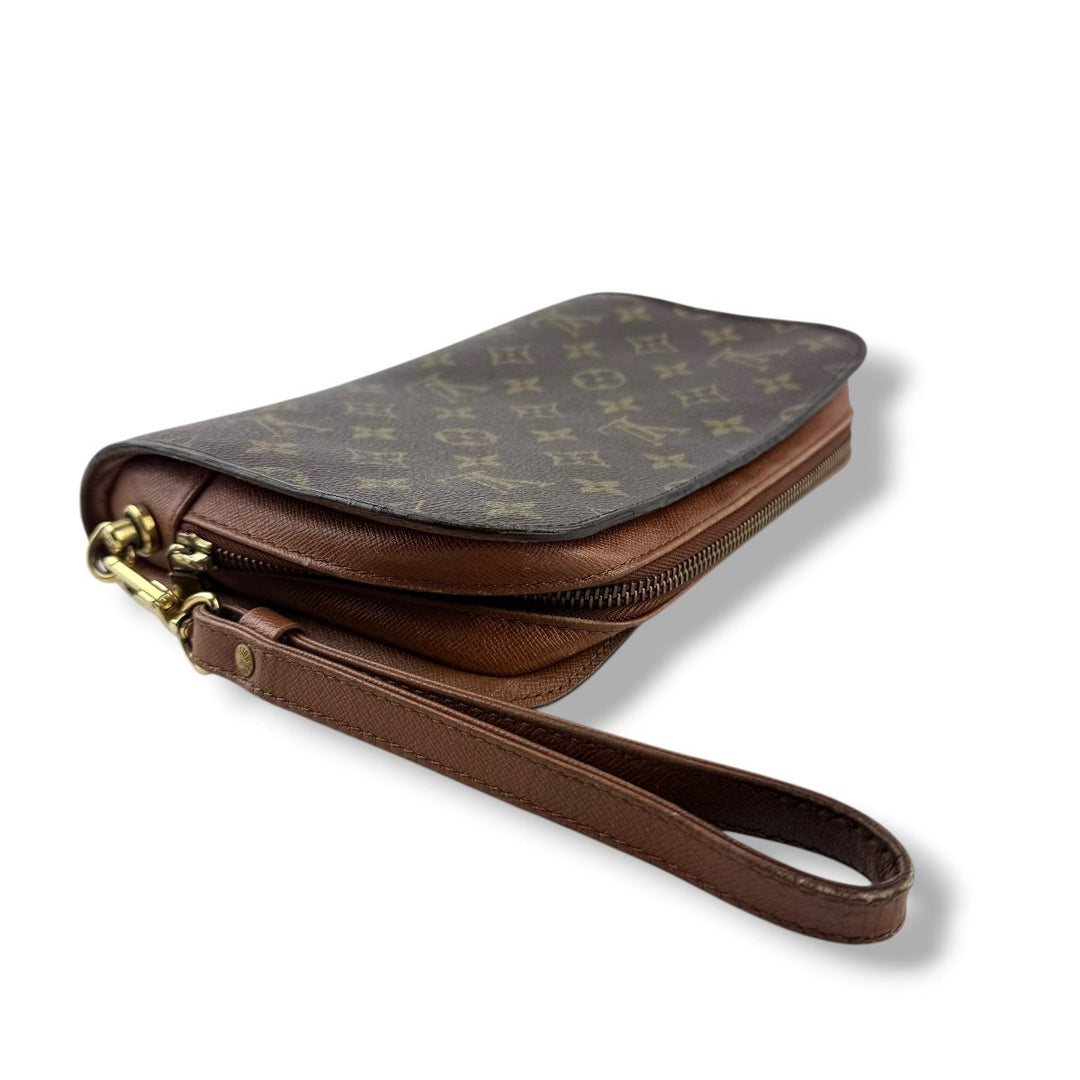 Louis Vuitton Brown Monogram Orsay Clutch Bag - Lux Central