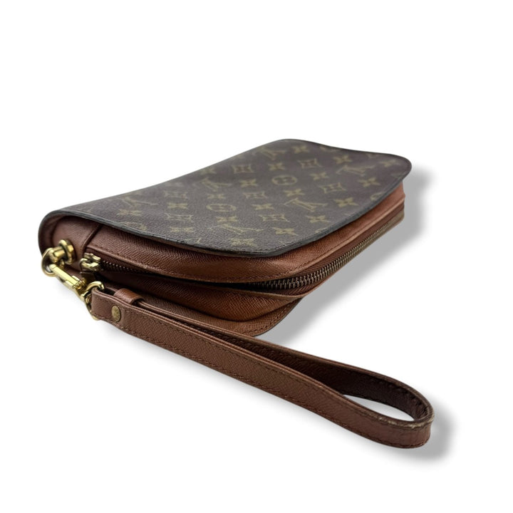 Louis Vuitton Brown Monogram Orsay Clutch Bag - Lux Central