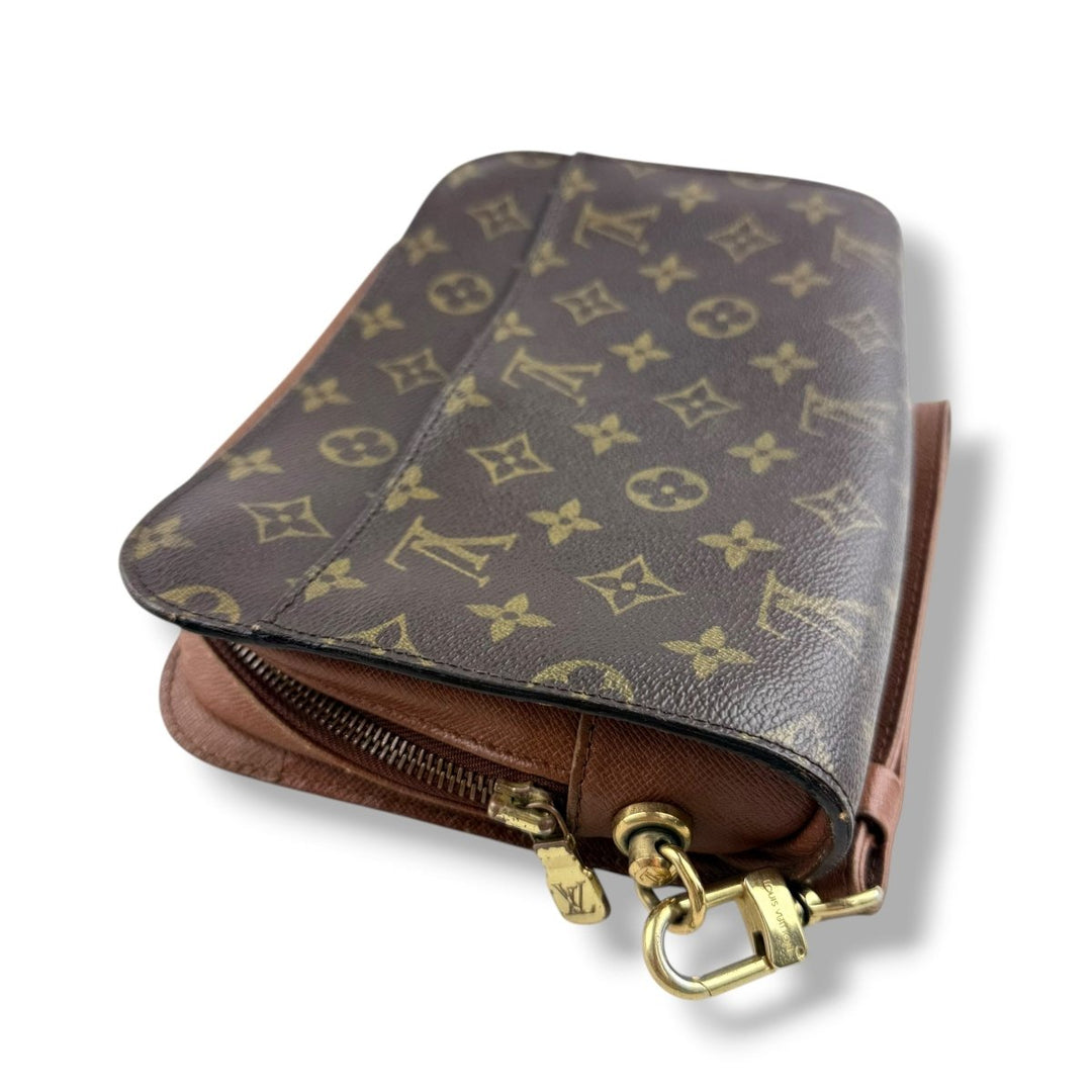 Louis Vuitton Brown Monogram Orsay Clutch Bag - Lux Central