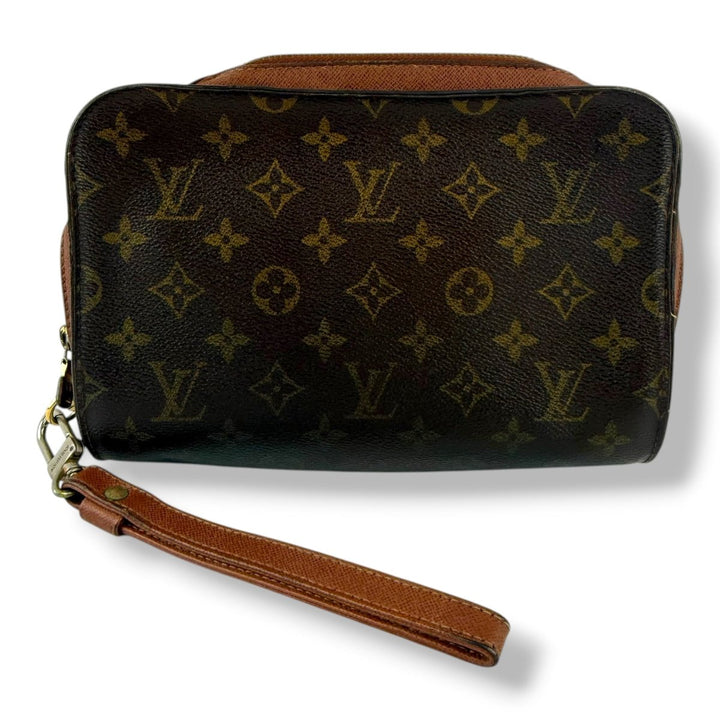 Louis Vuitton Brown Monogram Orsay Clutch Bag - Lux Central