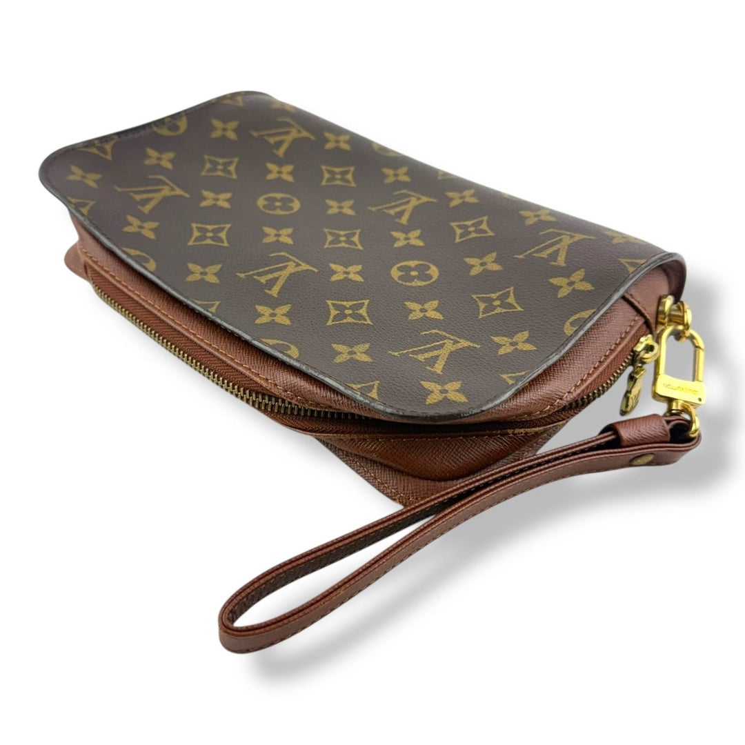 Louis Vuitton Brown Monogram Orsay Clutch Bag - Lux Central