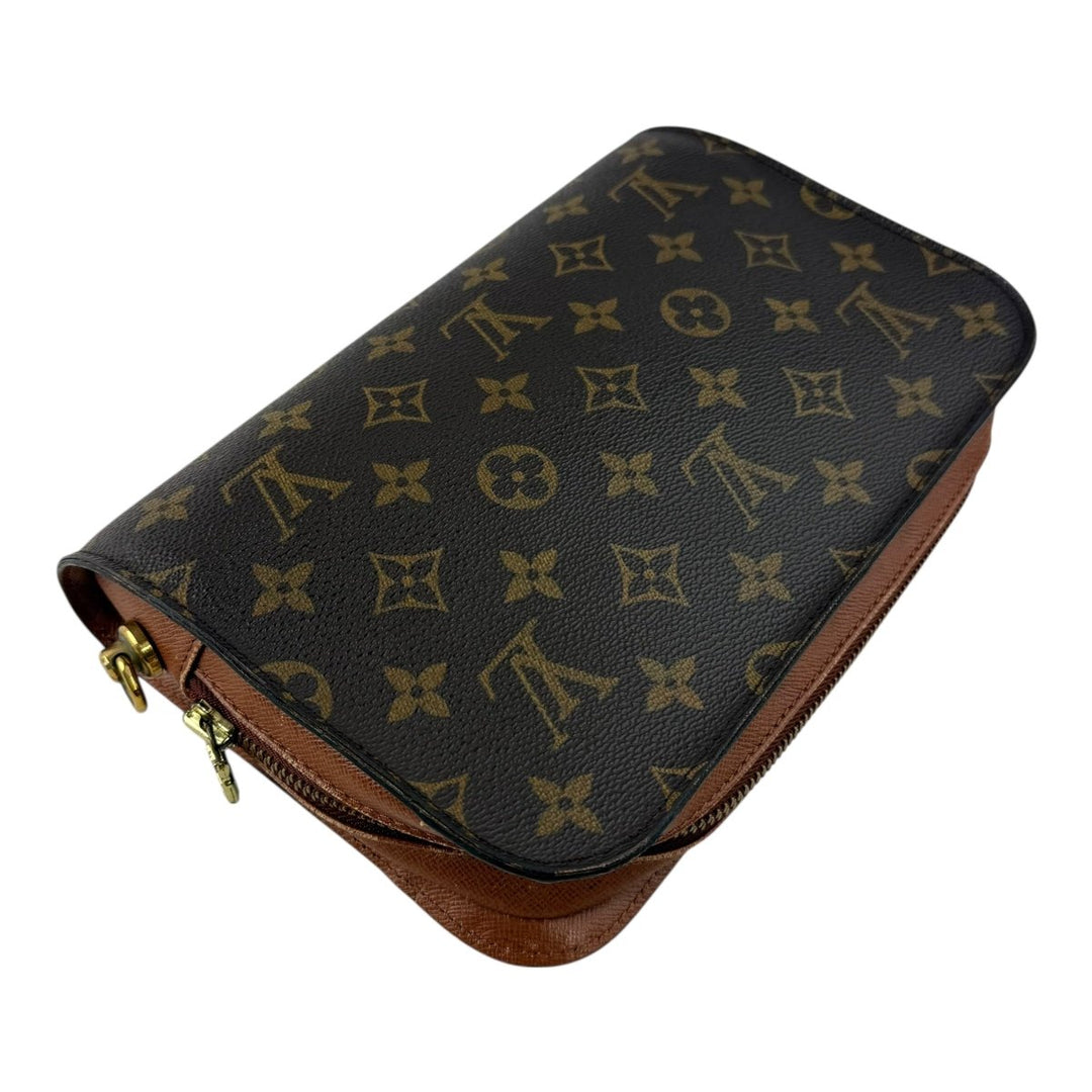 Louis Vuitton Brown Monogram Orsay Clutch Bag - Lux Central