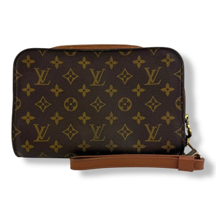 Louis Vuitton Brown Monogram Orsay Clutch Bag - Lux Central