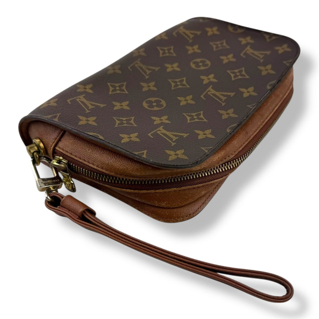Louis Vuitton Brown Monogram Orsay Clutch Bag - Lux Central