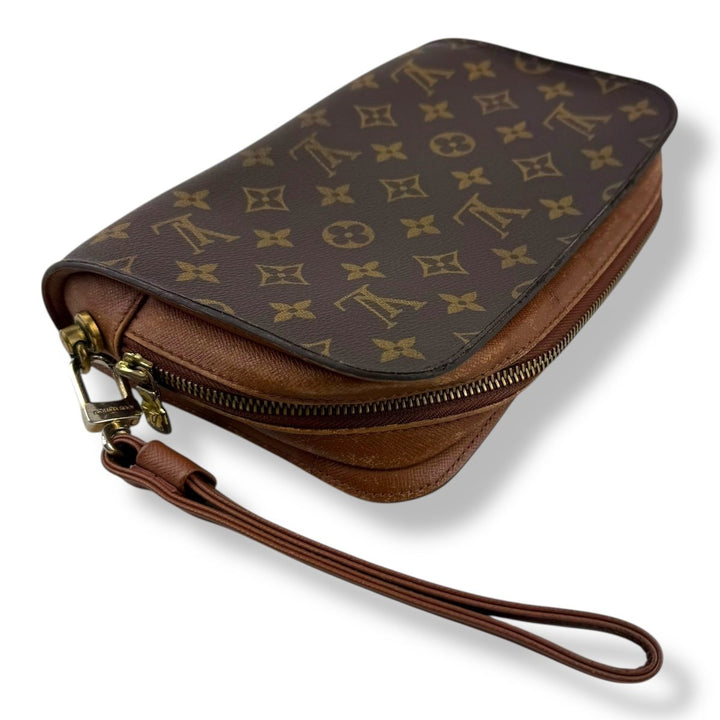 Louis Vuitton Brown Monogram Orsay Clutch Bag - Lux Central