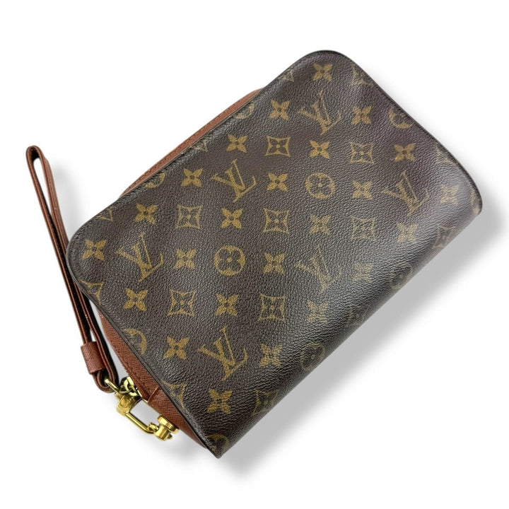 Louis Vuitton Brown Monogram Orsay Clutch Bag - Lux Central