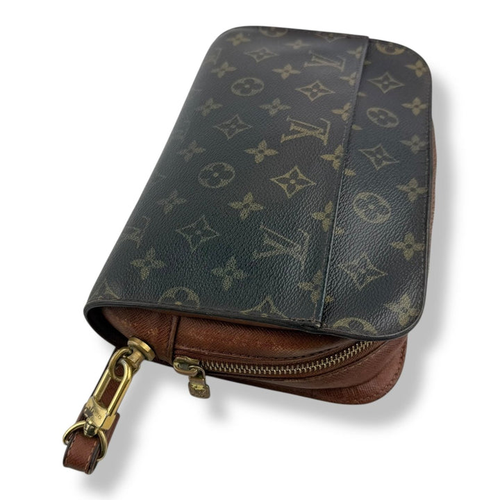 Louis Vuitton Brown Monogram Orsay Clutch Bag - Lux Central
