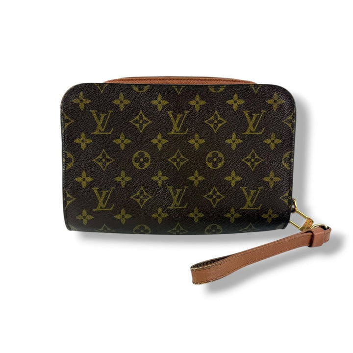 Louis Vuitton Brown Monogram Orsay Clutch Bag - Lux Central