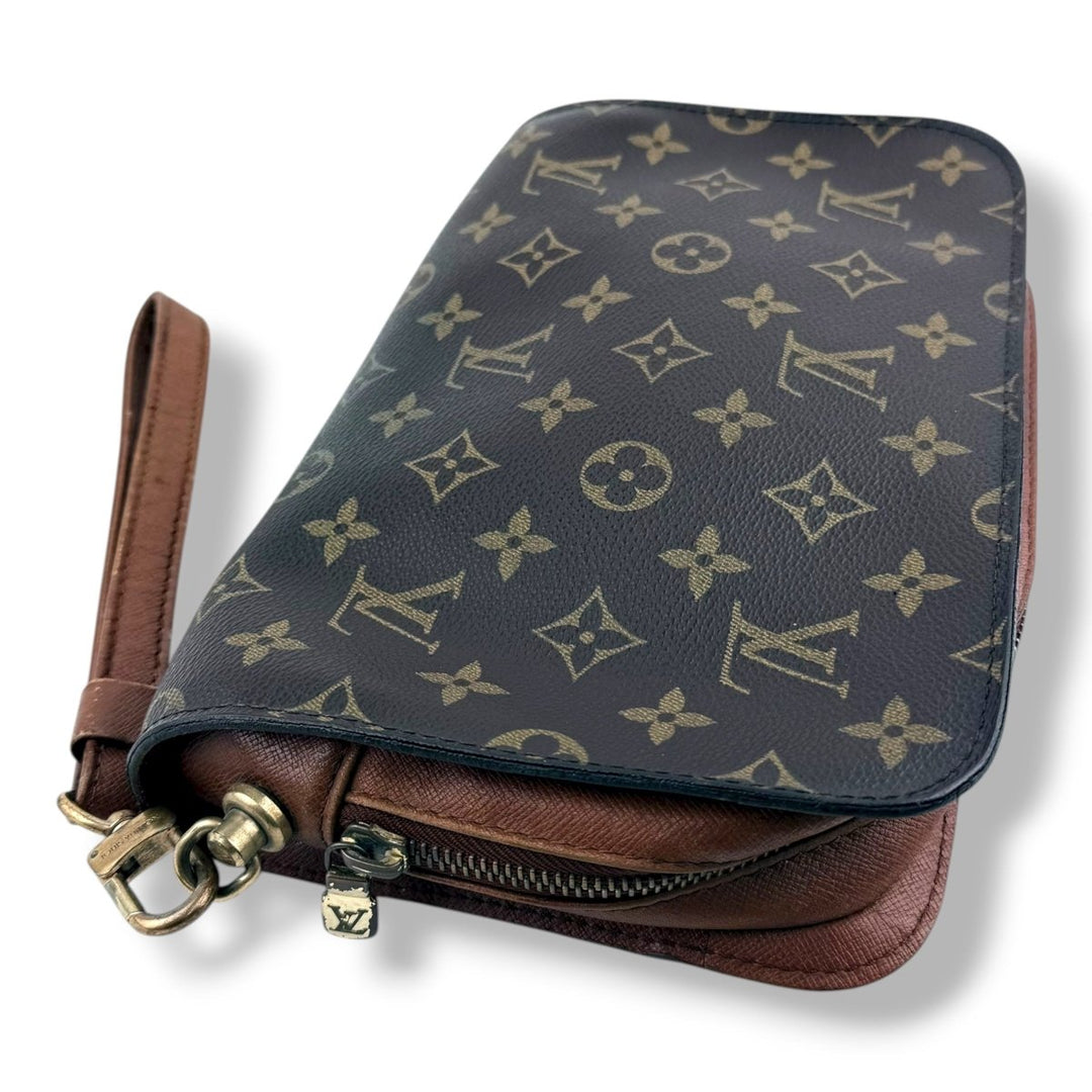 Louis Vuitton Brown Monogram Orsay Clutch Bag - Lux Central