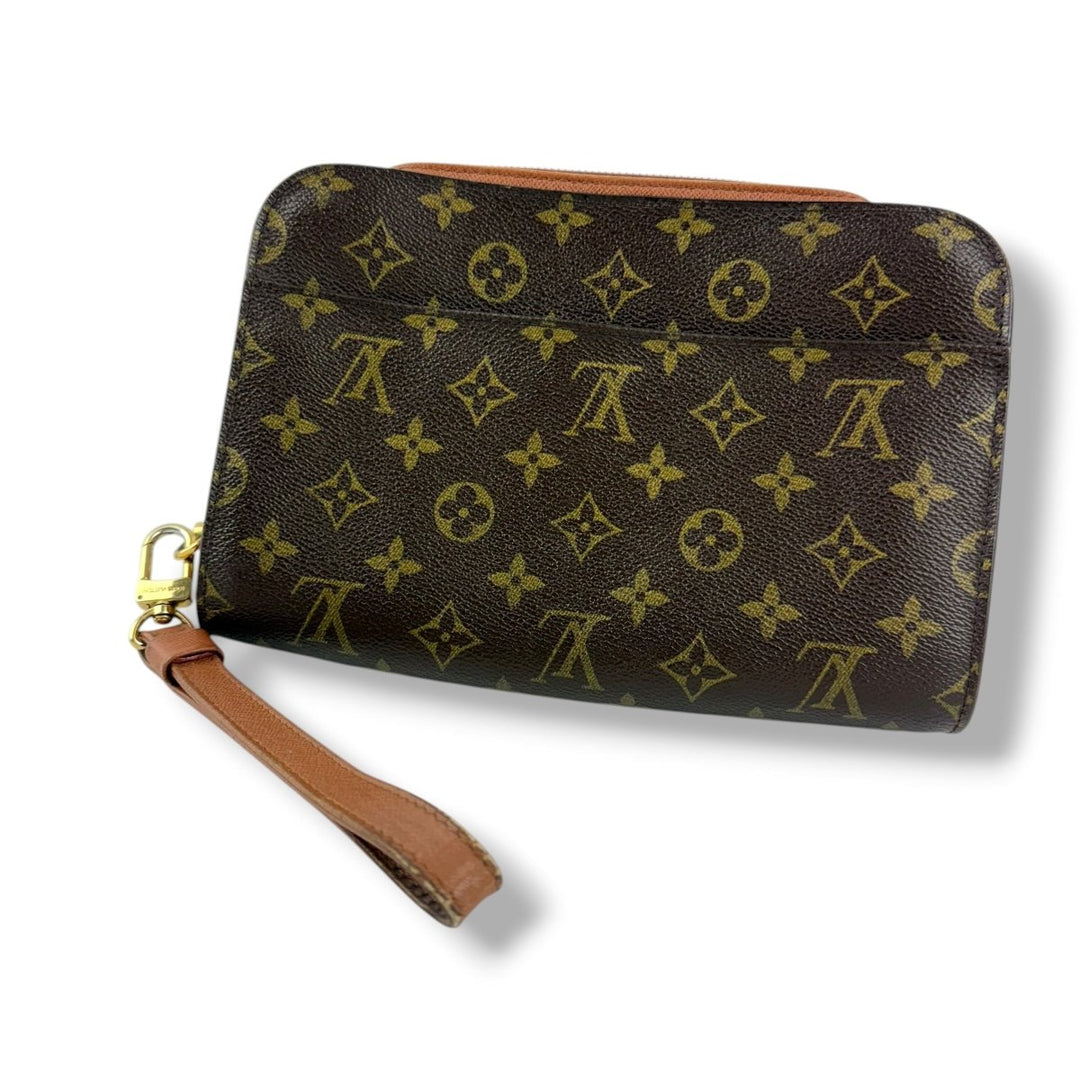 Louis Vuitton Brown Monogram Orsay Clutch Bag - Lux Central