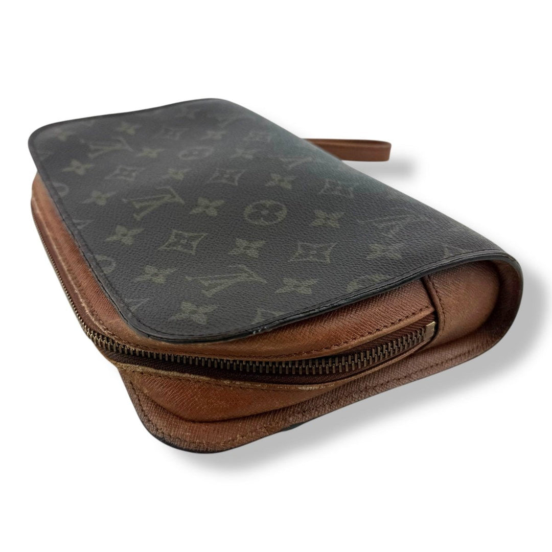 Louis Vuitton Brown Monogram Orsay Clutch Bag - Lux Central