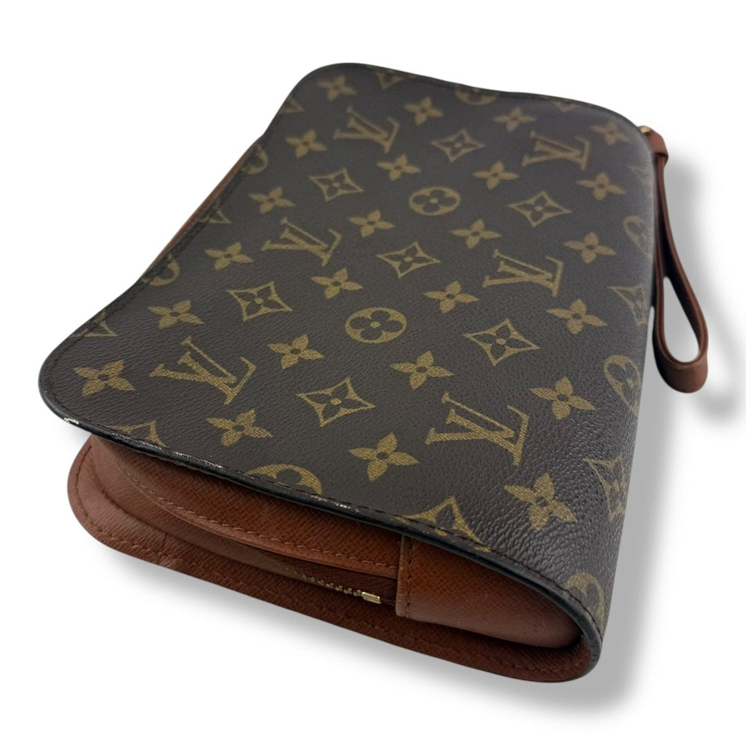Louis Vuitton Brown Monogram Orsay Clutch Bag - Lux Central