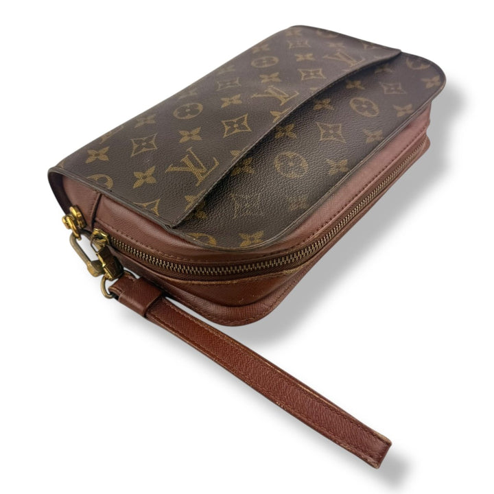 Louis Vuitton Brown Monogram Orsay Clutch Bag - Lux Central