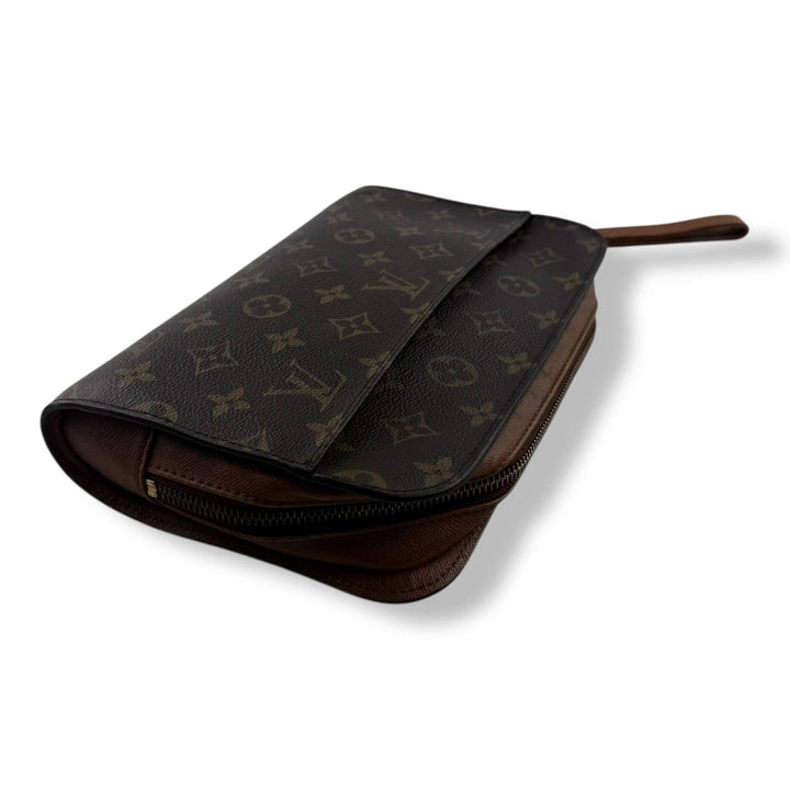 Louis Vuitton Brown Monogram Orsay Clutch Bag - Lux Central