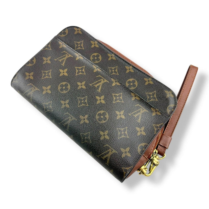 Louis Vuitton Brown Monogram Orsay Clutch Bag - Lux Central