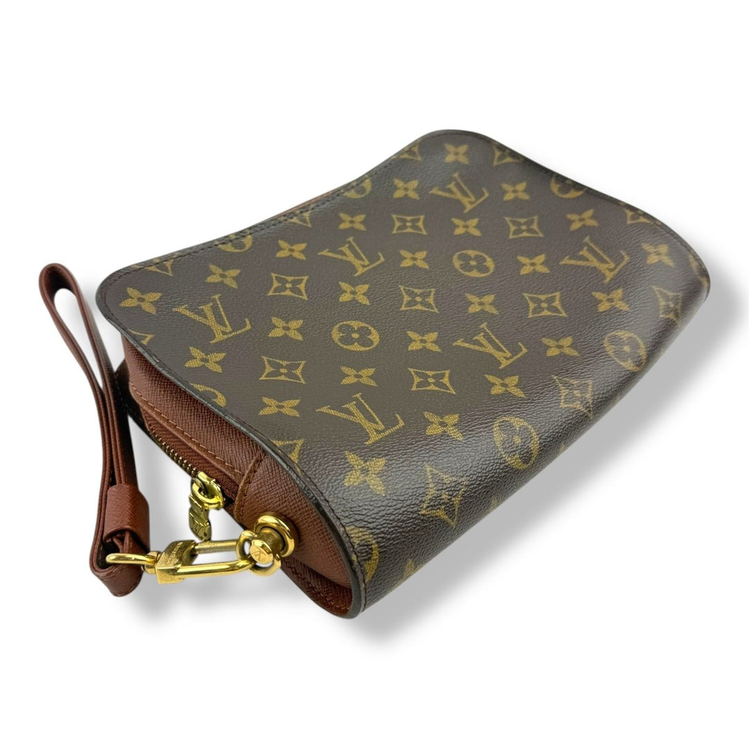 Louis Vuitton Brown Monogram Orsay Clutch Bag - Lux Central