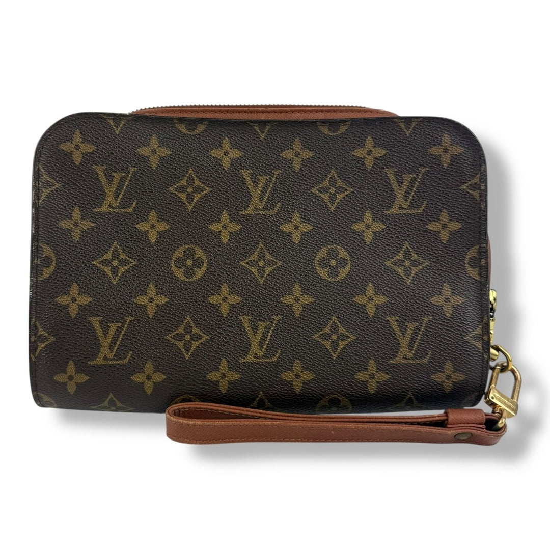 Louis Vuitton Brown Monogram Orsay Clutch Bag - Lux Central