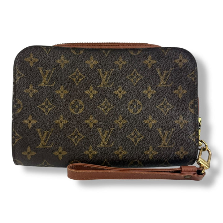 Louis Vuitton Brown Monogram Orsay Clutch Bag - Lux Central