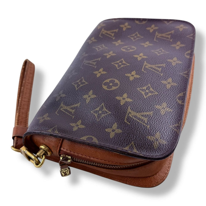 Louis Vuitton Brown Monogram Orsay Clutch Bag - Lux Central