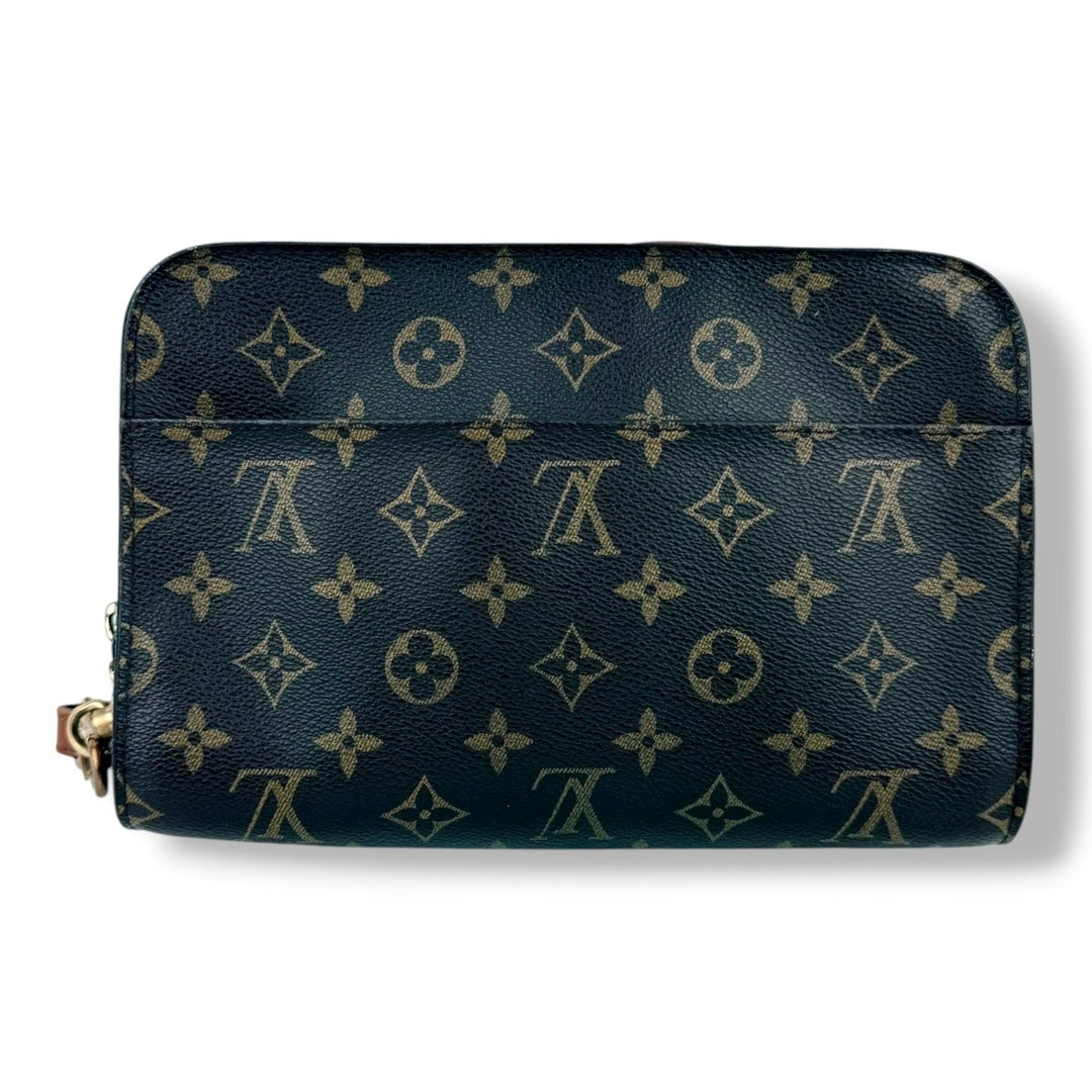 Louis Vuitton Brown Monogram Orsay Clutch Bag - Lux Central