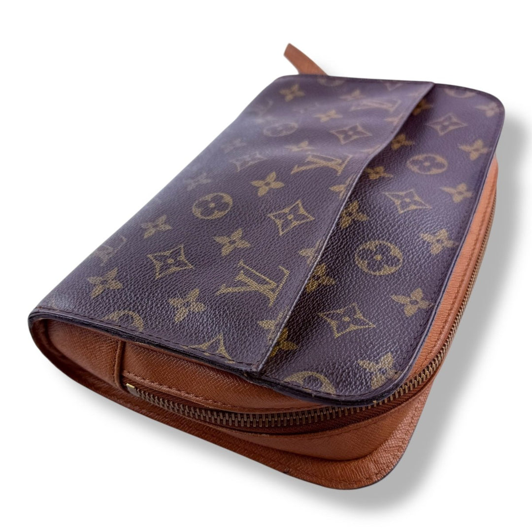 Louis Vuitton Brown Monogram Orsay Clutch Bag - Lux Central