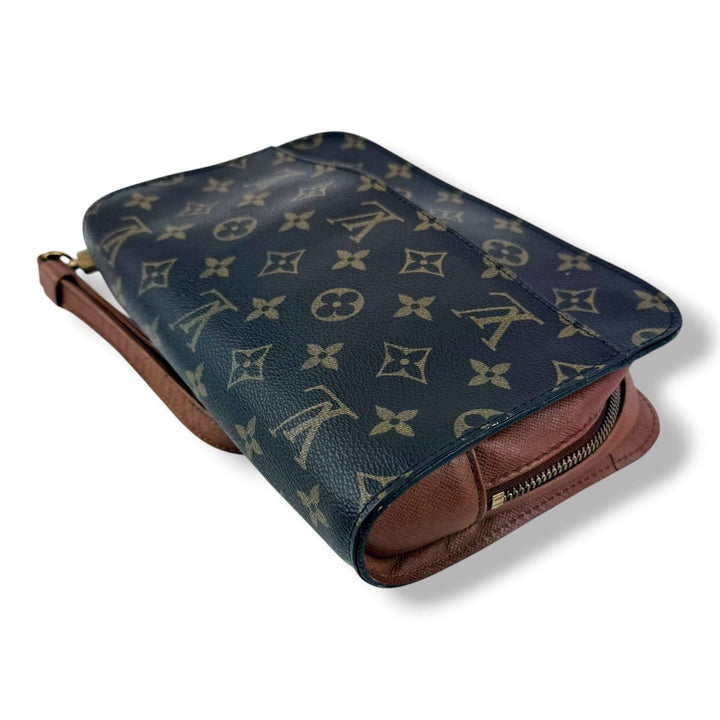 Louis Vuitton Brown Monogram Orsay Clutch Bag - Lux Central