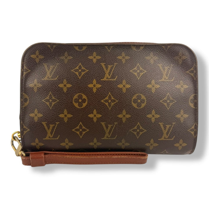 Louis Vuitton Brown Monogram Orsay Clutch Bag - Lux Central
