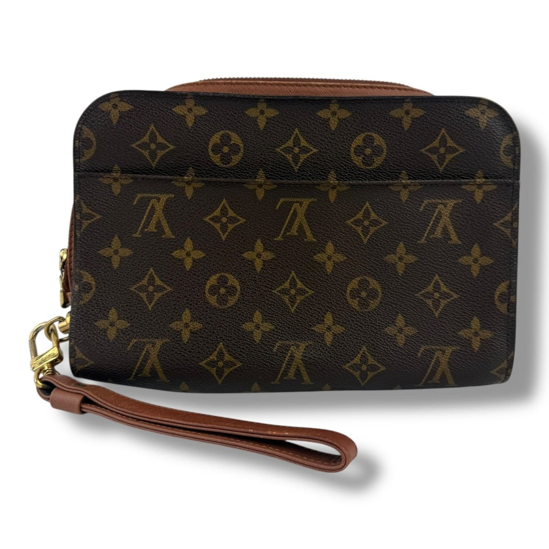 Louis Vuitton Brown Monogram Orsay Clutch Bag - Lux Central