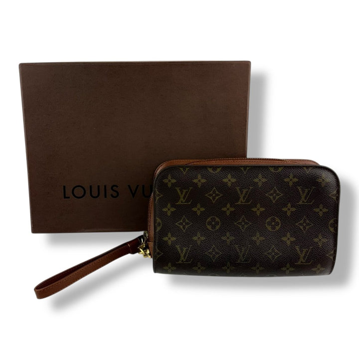 Louis Vuitton Brown Monogram Orsay Clutch Bag - Lux Central