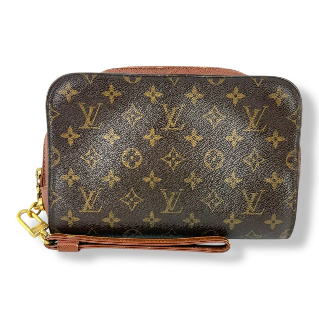 Louis Vuitton Brown Monogram Orsay Clutch Bag - Lux Central