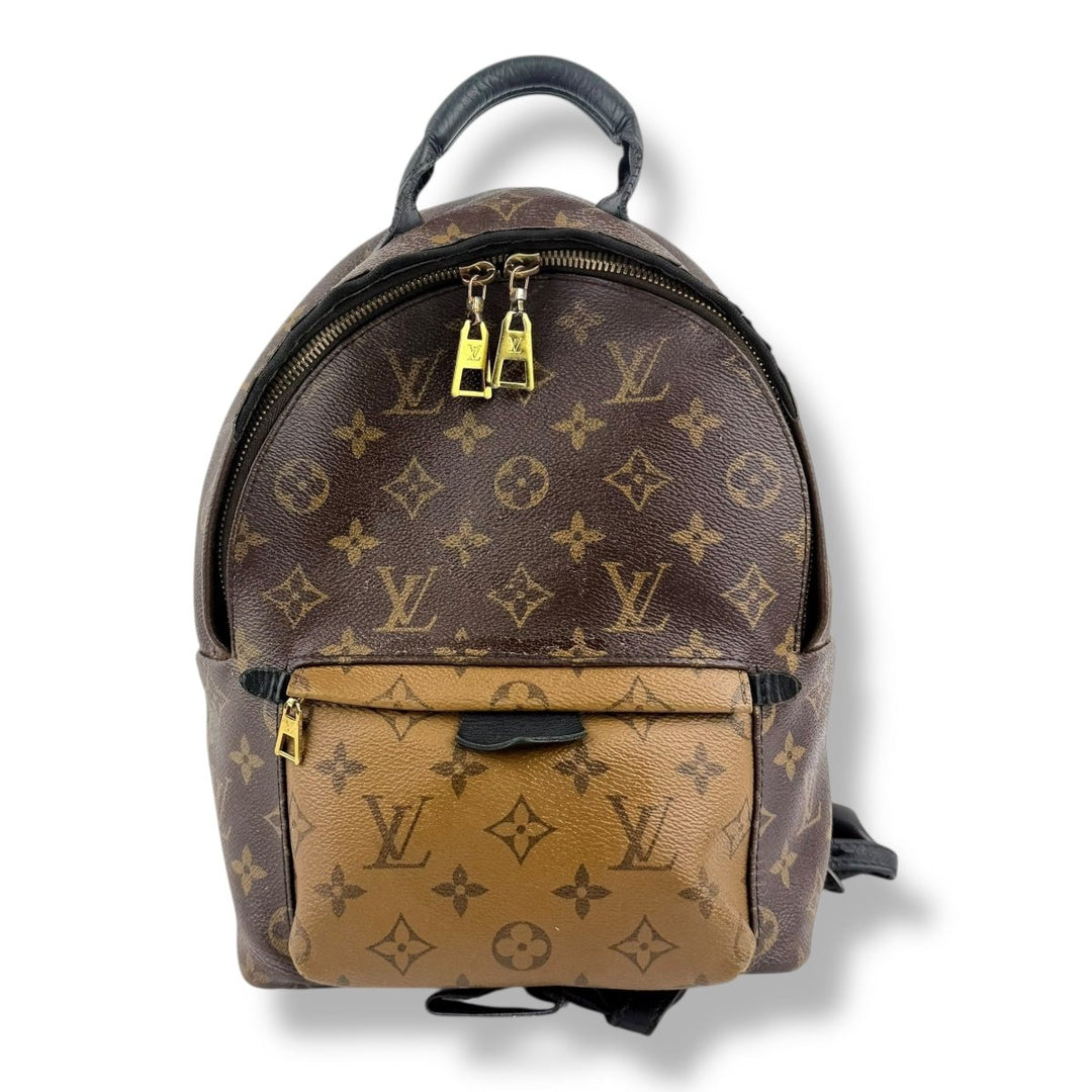 Louis Vuitton Brown Monogram Palm Springs PM Backpack - Lux Central