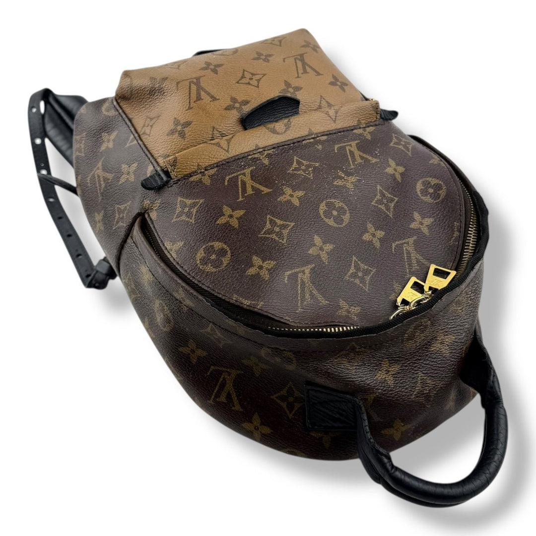 Louis Vuitton Brown Monogram Palm Springs PM Backpack - Lux Central