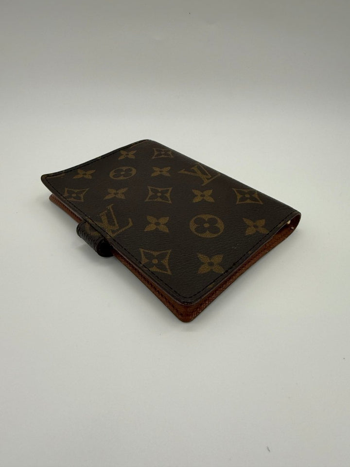 Louis Vuitton Brown Monogram PM Ring Agenda Wallet - Lux Central