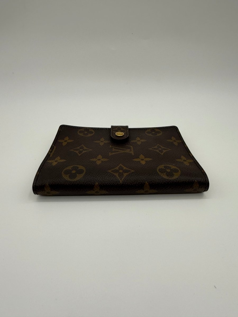 Louis Vuitton Brown Monogram PM Ring Agenda Wallet - Lux Central