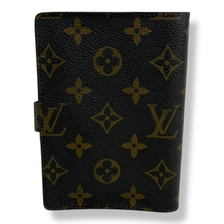 Louis Vuitton Brown Monogram PM Ring Agenda Wallet - Lux Central