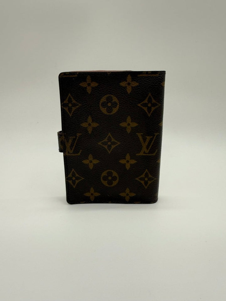 Louis Vuitton Brown Monogram PM Ring Agenda Wallet - Lux Central