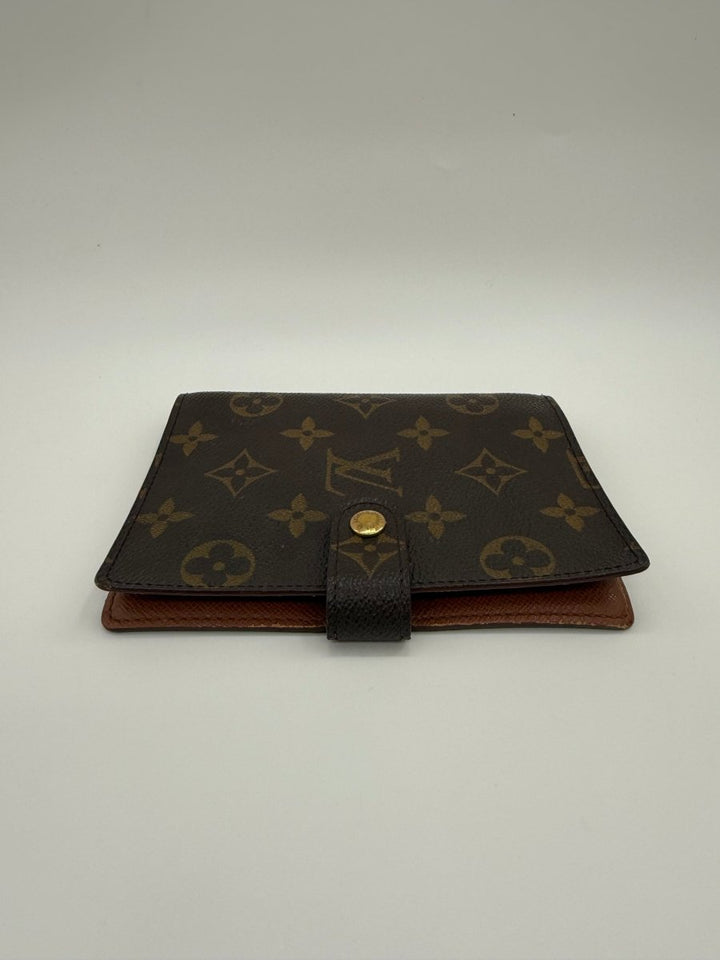 Louis Vuitton Brown Monogram PM Ring Agenda Wallet - Lux Central