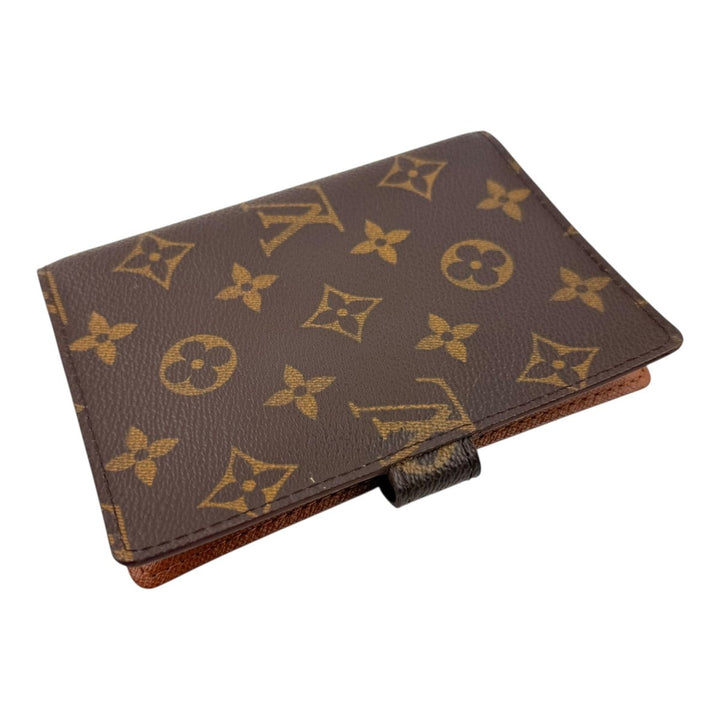 Louis Vuitton Brown Monogram PM Ring Agenda Wallet - Lux Central