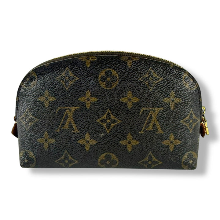 Louis Vuitton Brown Monogram PM Travel Cosmetic Pouch - Lux Central