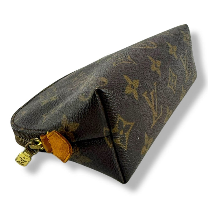 Louis Vuitton Brown Monogram PM Travel Cosmetic Pouch - Lux Central
