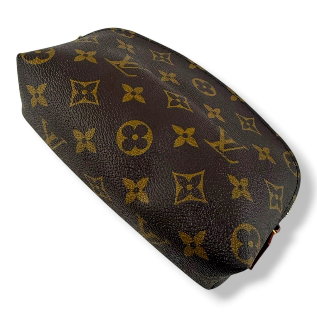 Louis Vuitton Brown Monogram PM Travel Cosmetic Pouch - Lux Central