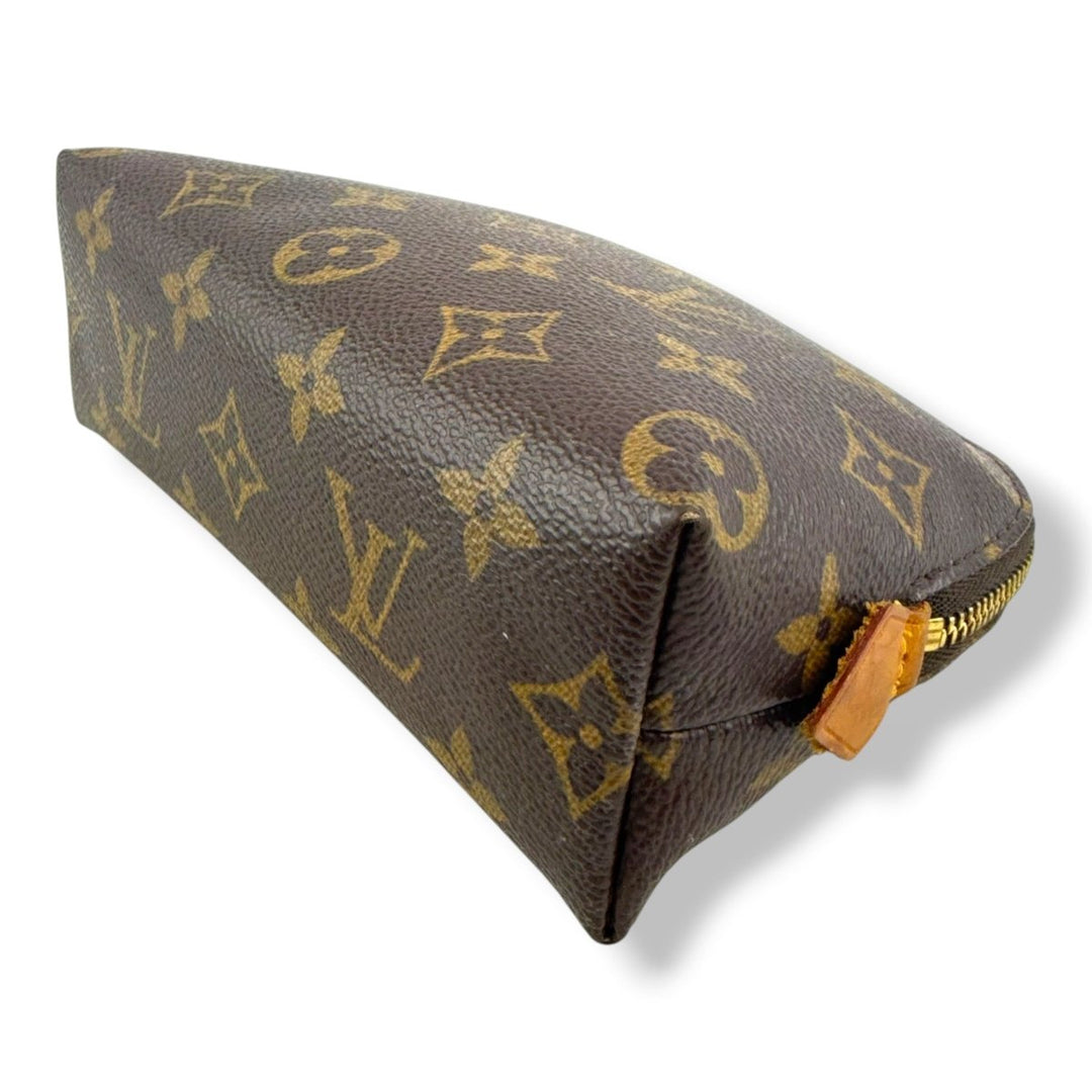 Louis Vuitton Brown Monogram PM Travel Cosmetic Pouch - Lux Central