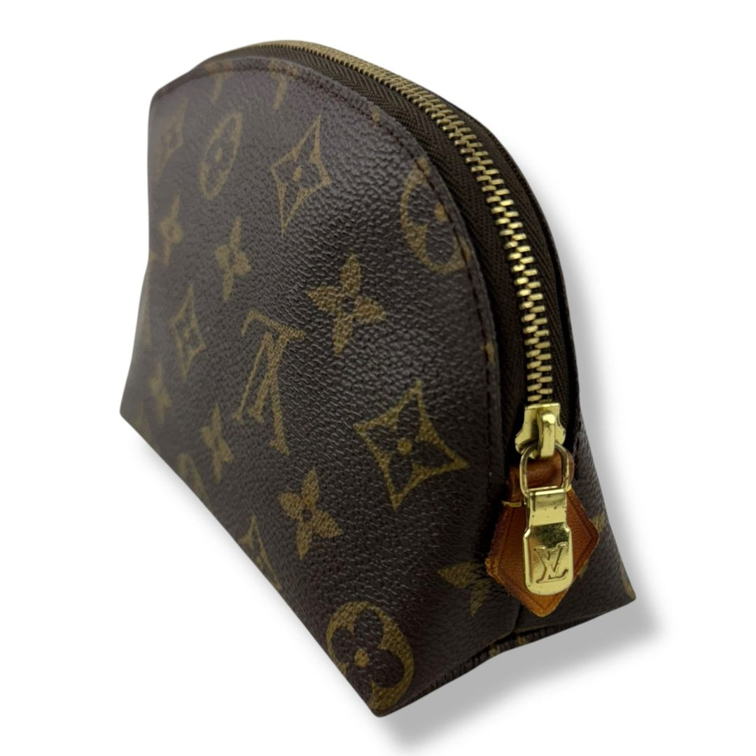 Louis Vuitton Brown Monogram PM Travel Cosmetic Pouch - Lux Central
