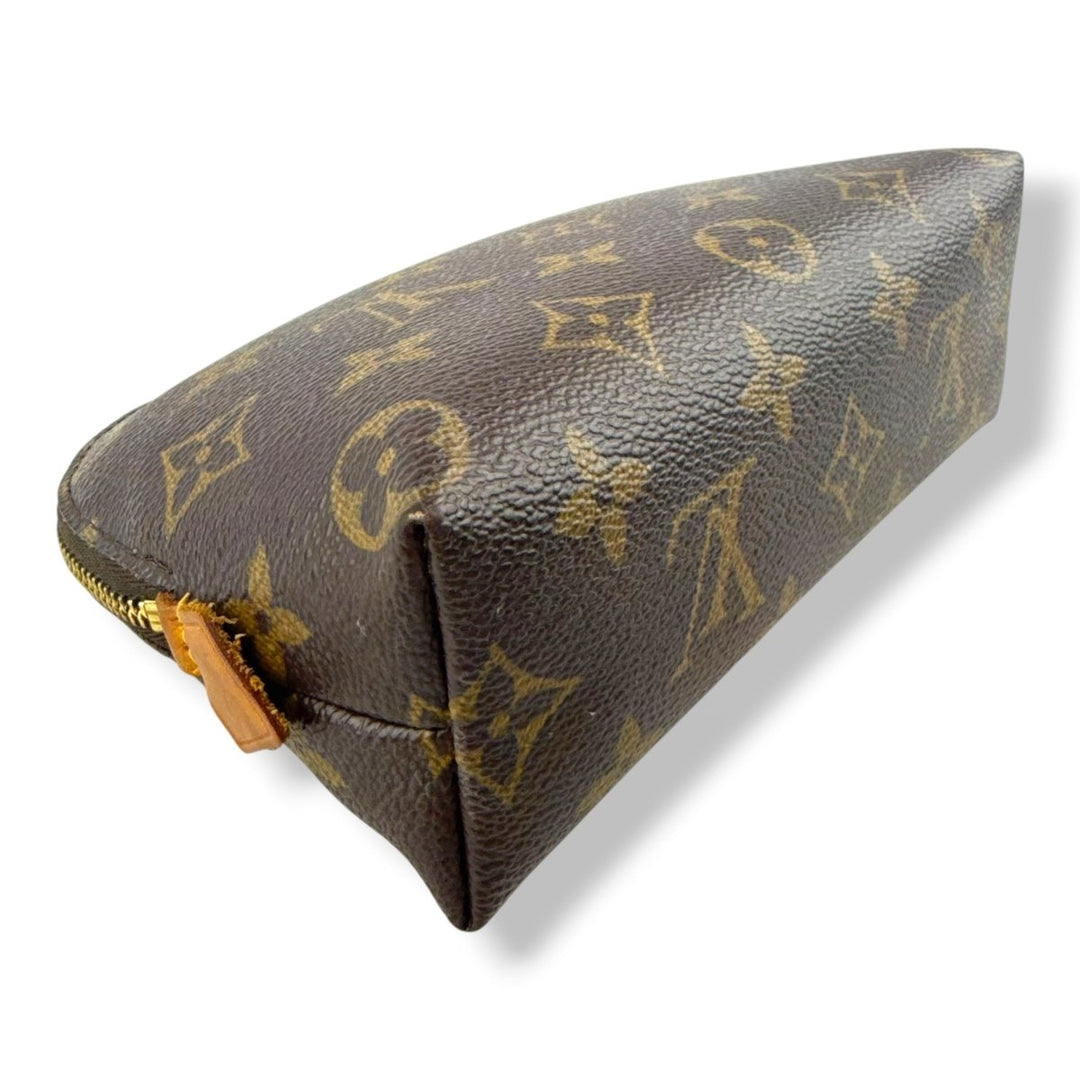 Louis Vuitton Brown Monogram PM Travel Cosmetic Pouch - Lux Central