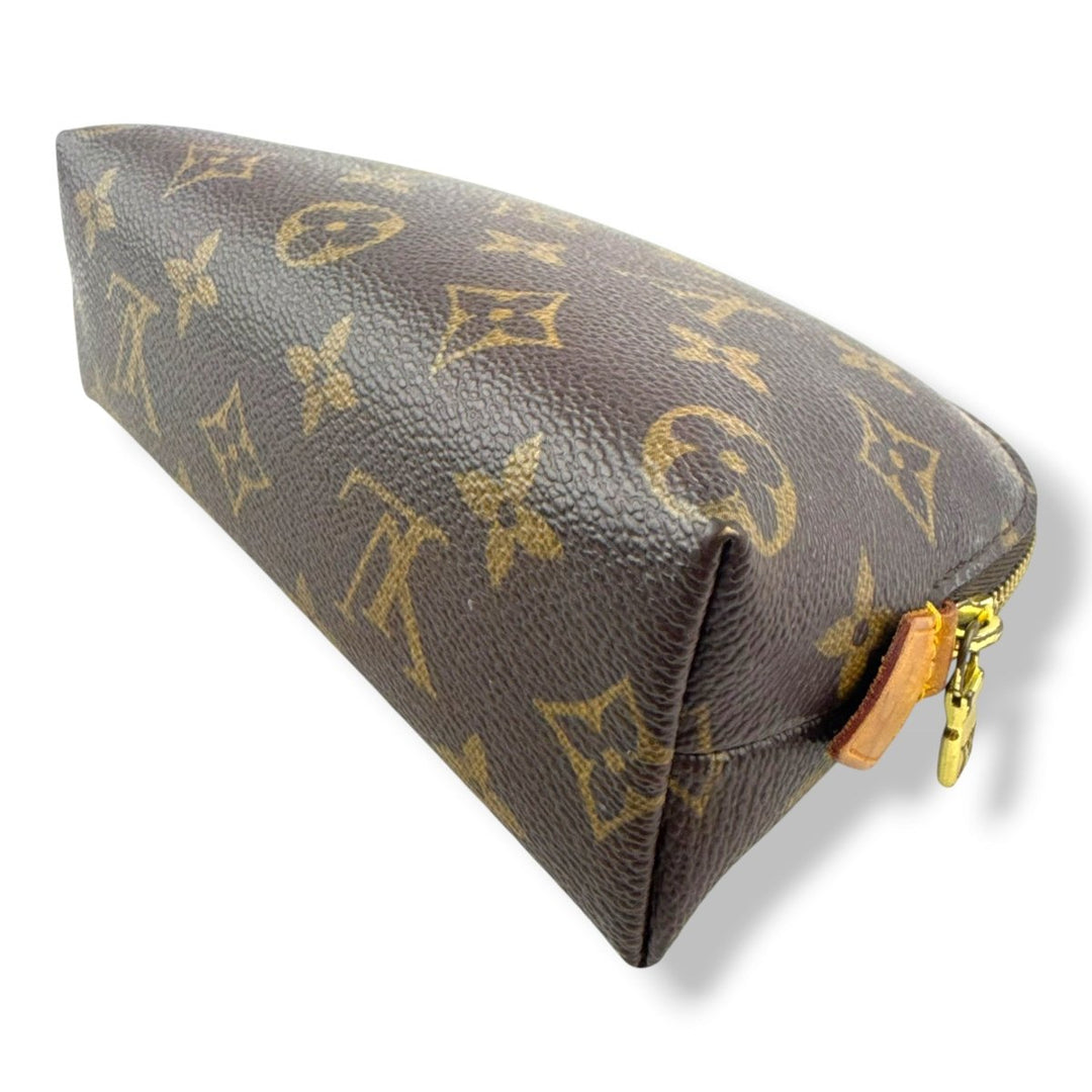 Louis Vuitton Brown Monogram PM Travel Cosmetic Pouch - Lux Central