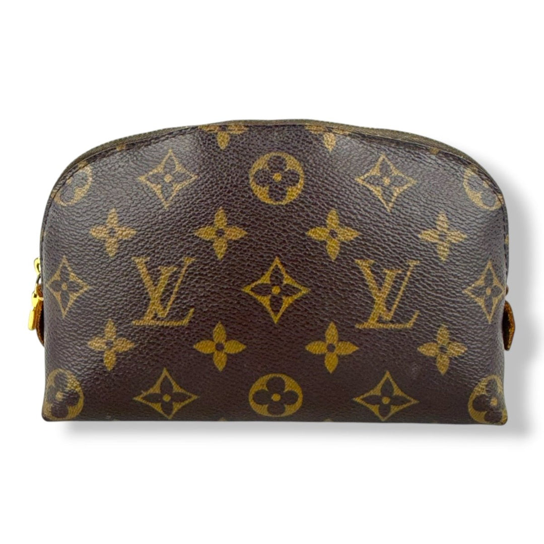 Louis Vuitton Brown Monogram PM Travel Cosmetic Pouch - Lux Central