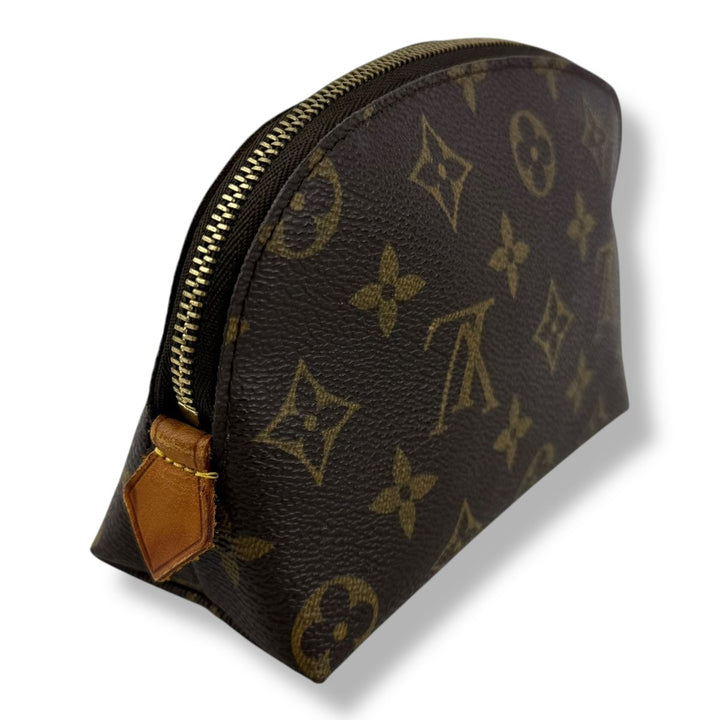 Louis Vuitton Brown Monogram PM Travel Cosmetic Pouch - Lux Central