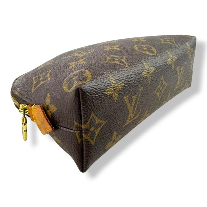 Louis Vuitton Brown Monogram PM Travel Cosmetic Pouch - Lux Central