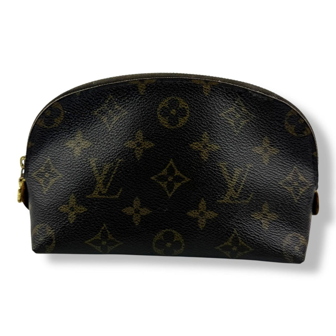 Louis Vuitton Brown Monogram PM Travel Cosmetic Pouch - Lux Central